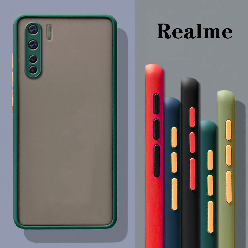 Ốp điện thoại nhám chống sốc cho Oppo Realme X7 Pro C35 C30 C20 C21 C11 Narzo 50i 50A Prime C3 GT Neo 3 2 Neo2 4G 5G 2022