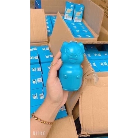 Lọ viên tẩy thả bồn cầu CON GẤU khử mùi diệt khuẩn toilet
