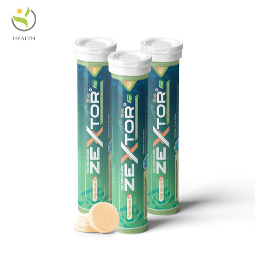 Viên sủi Zextor tăng cường sinh lý nam bổ thận tráng dương - Healthy Pharmacy