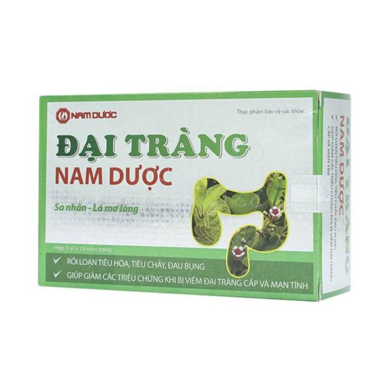 Viên Uống Hỗ Trợ Tiêu Hóa Đại Tràng Nam Dược - Hộp 30 viên