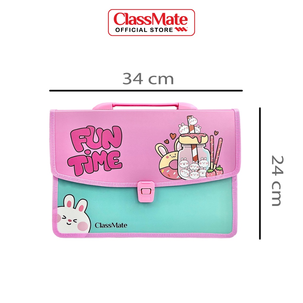 Cặp học thêm 2 ngăn FunTime CLASSMATE CL-SB601 (33x24x8.5cm)