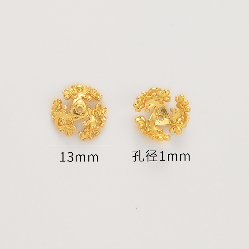 Phụ Kiện Cát Vàng 13mm Tự Làm Vòng Tay Trang Sức Tiện Dụng