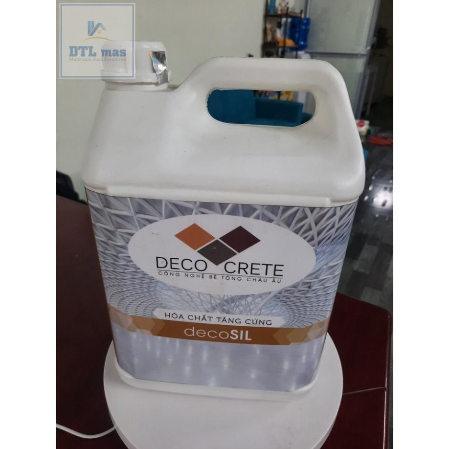 Lớp phủ chống bụi sàn bê tông , tăng cứng bề mặt bê tông - DECOsil 5kg