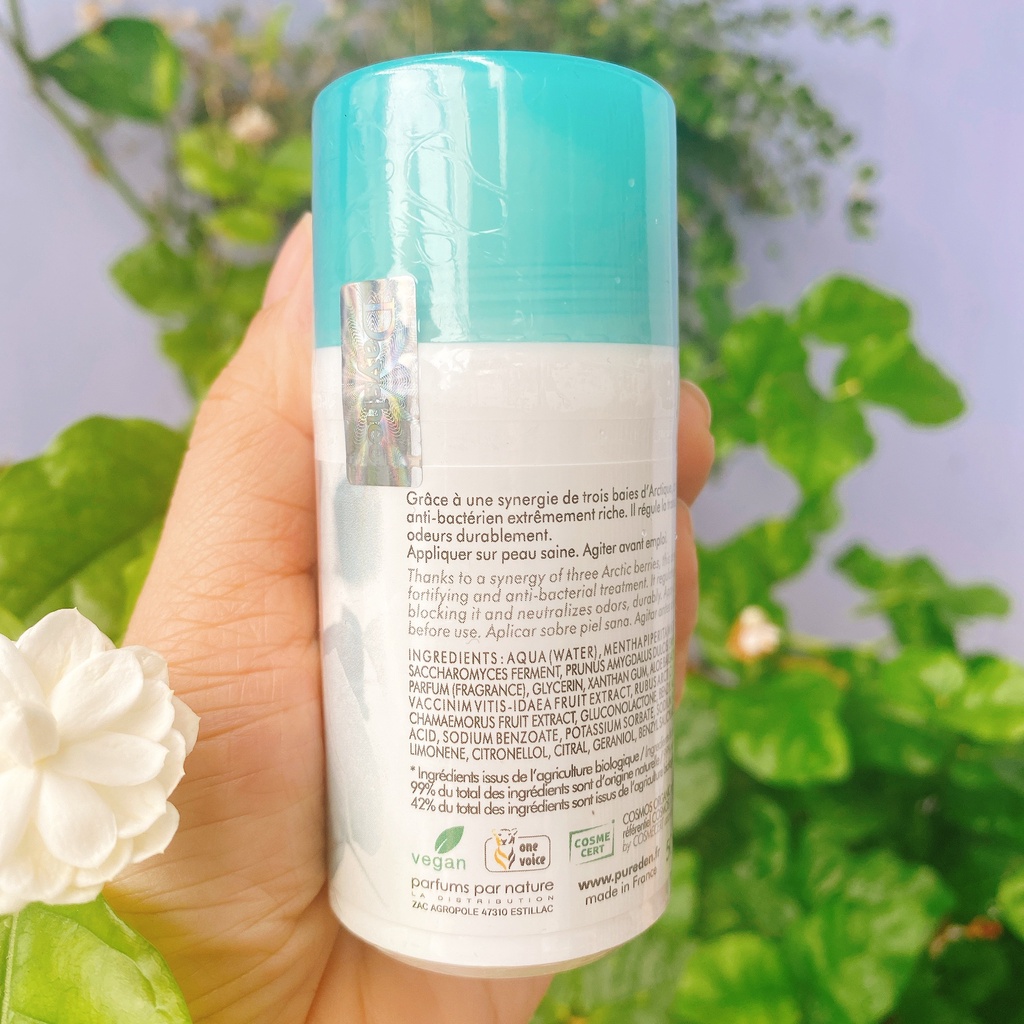 Dayshee Lăn Khử Mùi Hữu Cơ Pur Eden Long Lasting Energizing Roll On Deodorant 50ml - Xanh Dương
