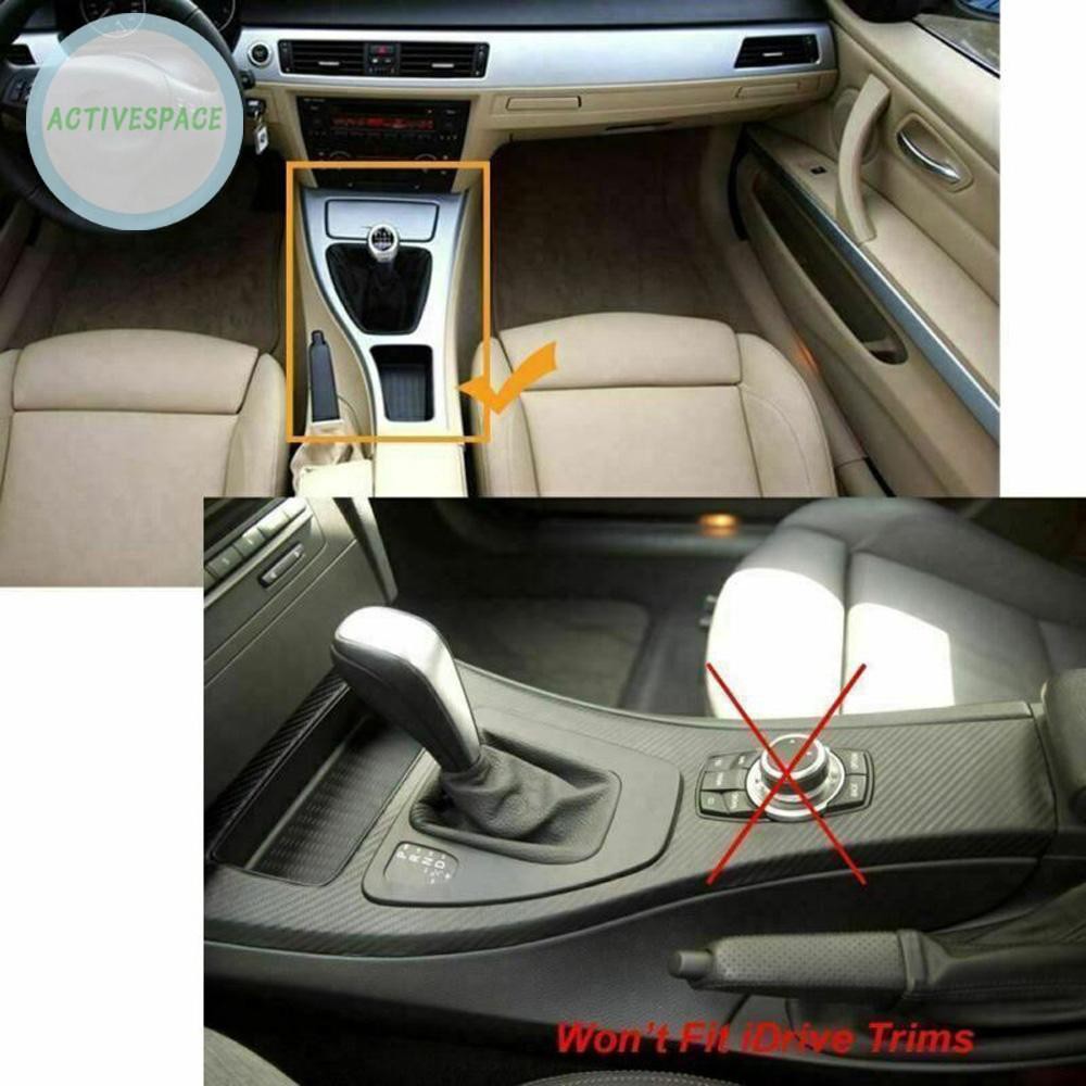 Khung Bọc Cần Gạt Số Bằng Sợi Carbon Cho Xe Hơi Bmw 3 Series E90 2005-2012