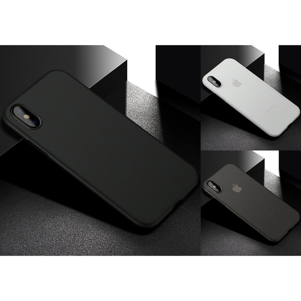 Ốp điện thoại siêu mỏng 0.4mm chất liệu PP cho iPhone 11 PRO Max Xs Max XR 8 7 Plus