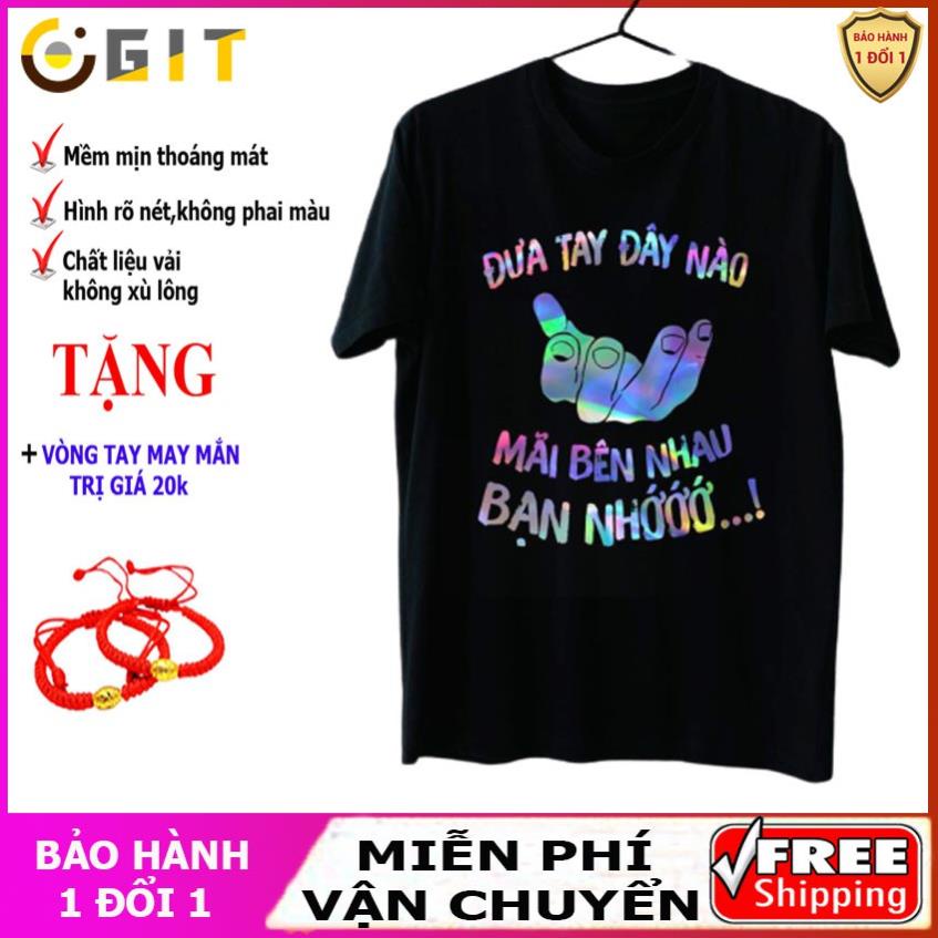 Áo phông phản quang bảy màu Mãi bên nhau bạn nhớ, áo thun nam nữ, quần khaki, quần nữ, sét bộ mặc ở nhà, áo thun tay dài