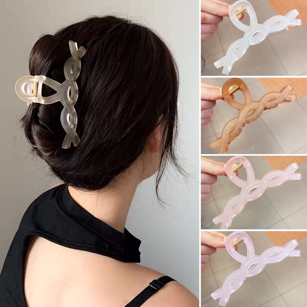 Kẹp Tóc càng cua Hàn Quốc cặp tóc đính hạt trai trắng hot trend nhiều kiểu lựa chọn xinh thời trang cho nữ Miituu KN