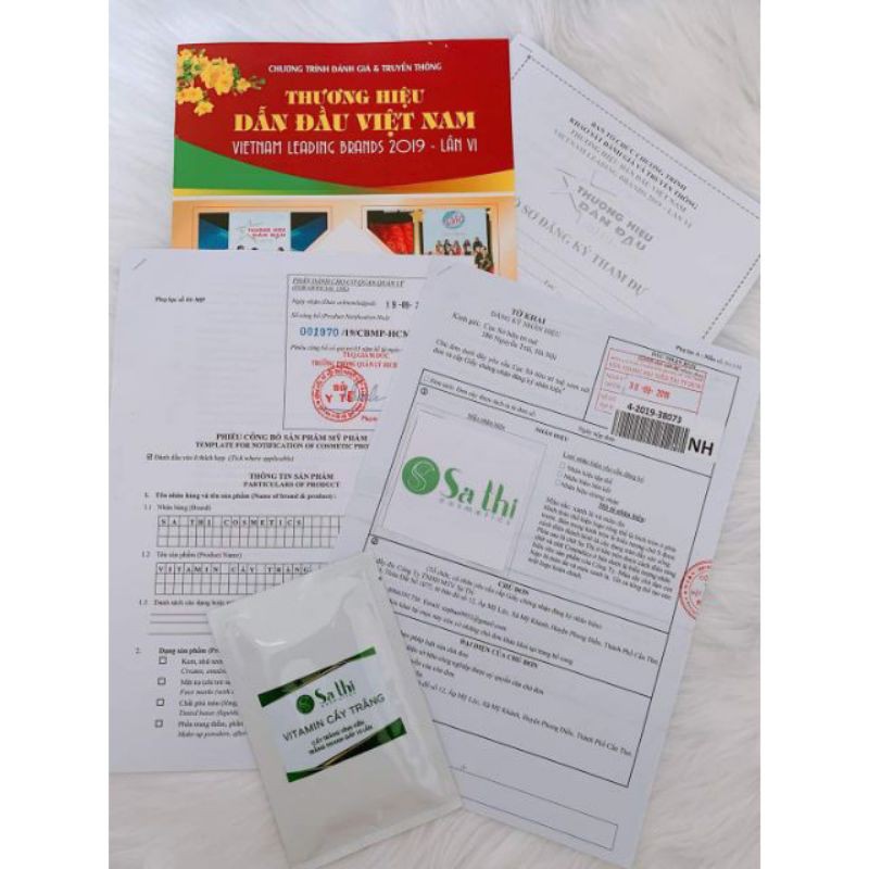 [Combo 10viên] Vitamin CẤY TRẮNG DA SA THỊ- Viên Cấy Trắng Sa Thị | Thế Giới Skin Care