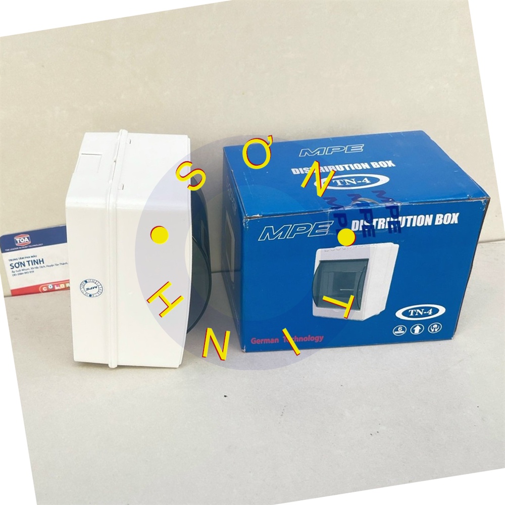 TỦ ĐIỆN âm tường NỔI 2 4 ĐƯỜNG MCB MODULE MÔ ĐUN CB APTOMAT ÁT TÔ MÁT MPE TN-4 hộp điện nhựa công nghiệp