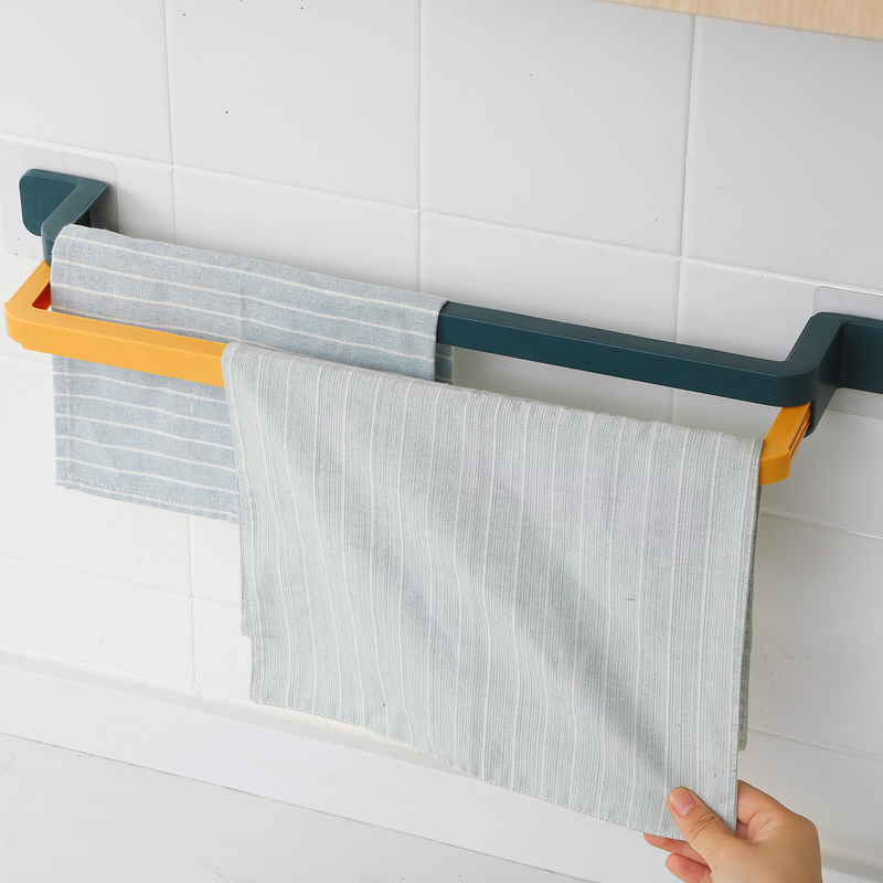 Thanh Treo Khăn JUJIAJIA Thiết Kế Đơn Giản Sáng Tạo Không Đục Lỗ Cho Nhà Tắm