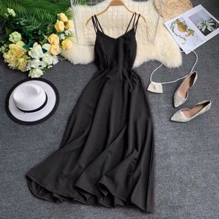 Oder đầm 2 dây cao cấp qc