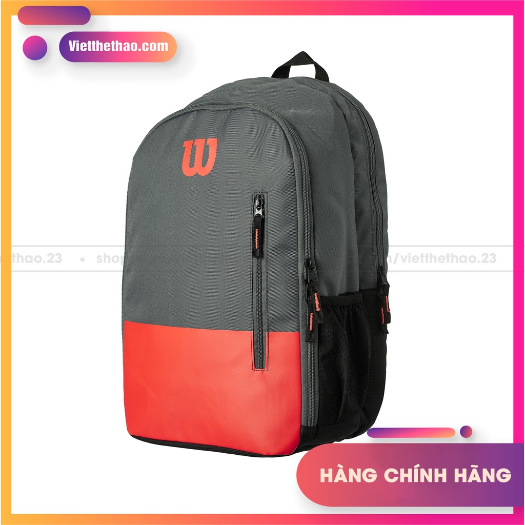 Balo tennis nam nữ đựng vợt và laptop thể thao chính hãng đựng vợt Wilson Team