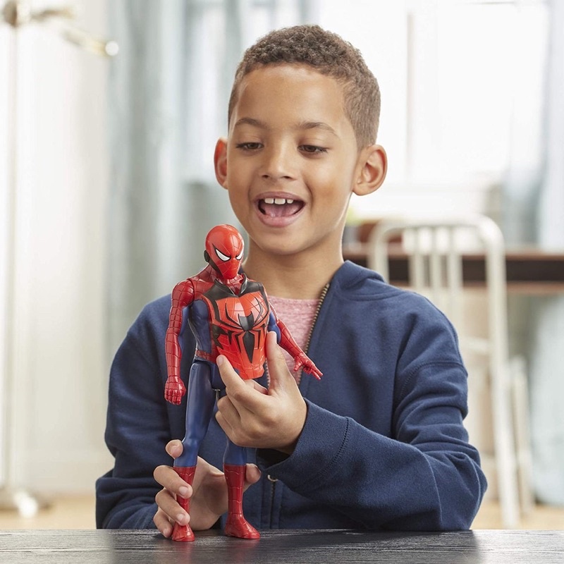 Đồ Chơi Mô hình HASBRO SPIDERMAN người nhện siêu đẳng phóng tơ 30cm E7344