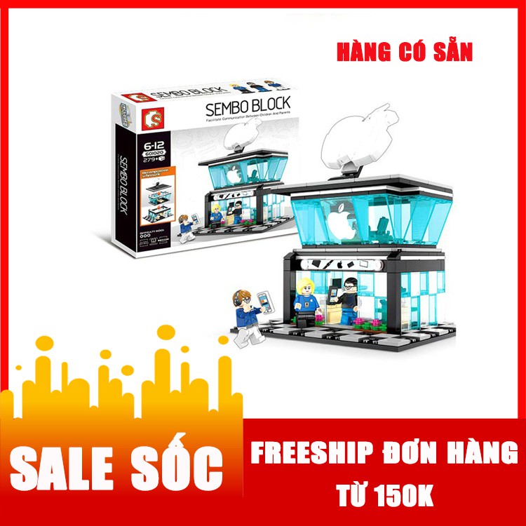 [ĐỒ CHƠI GIÁ RẺ] Lego Xếp Hình Cửa Hàng Apple Phát Triển Trí Thông Minh Cho Trẻ