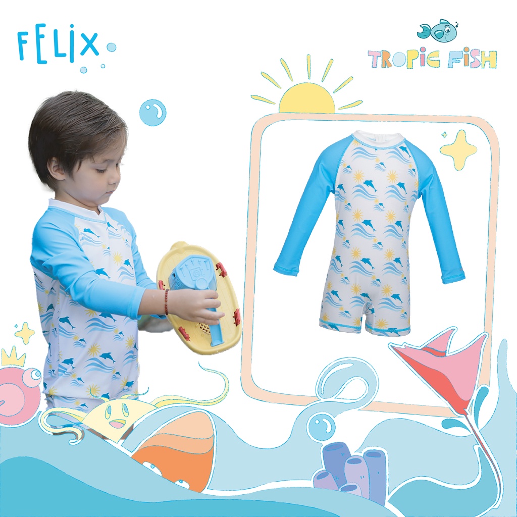 Đồ bơi chống nắng cao cấp cho bé Felix - TropicFish Baby Swimwear Felix