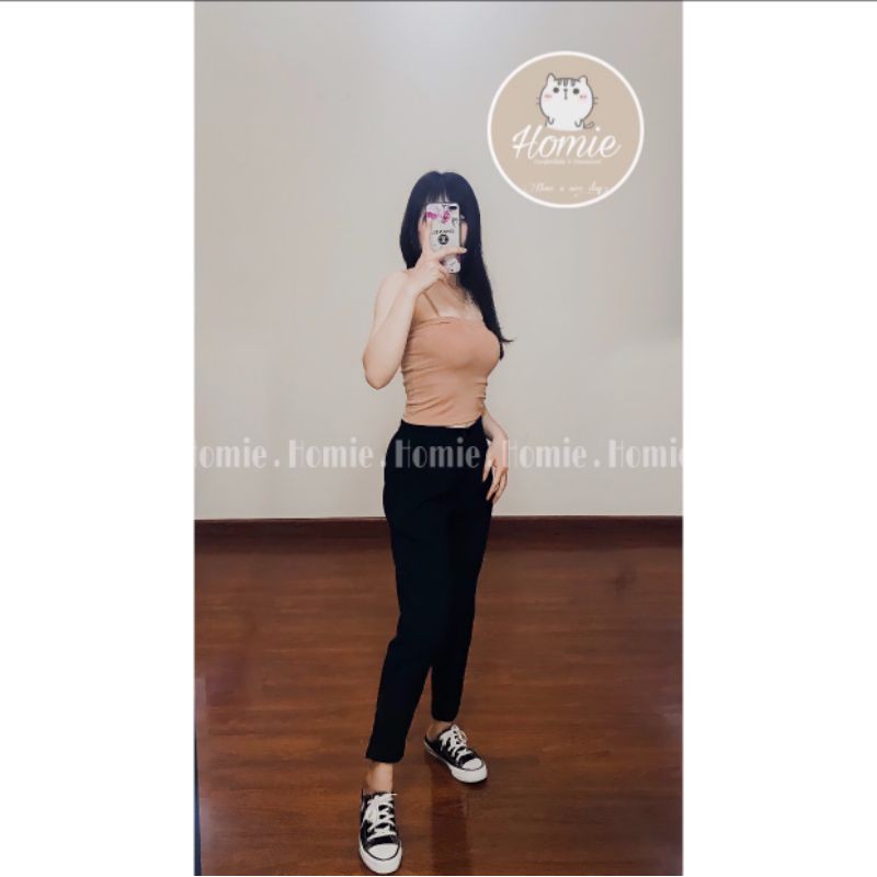 [Mã FASHIONT4WA2 giảm 10K đơn 50K] Áo hai dây cao cấp Homie, dáng ôm vải cotton mịn co giãn tốt - A8636 | BigBuy360 - bigbuy360.vn