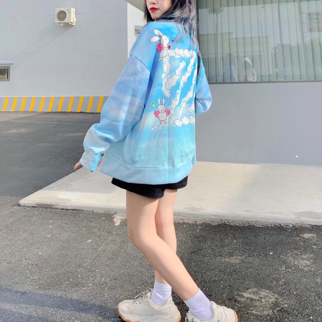 (CÓ VIDEO THẬT) Áo Cardigan Loang 3D Nỉ Bông TheZed Cloud