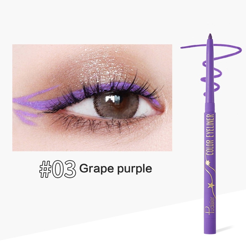 Bút Kẻ Mắt Dạng Gel Chống Nước Ngòi 6mm Mềm Mịn Lên Màu Cực Chuẩn