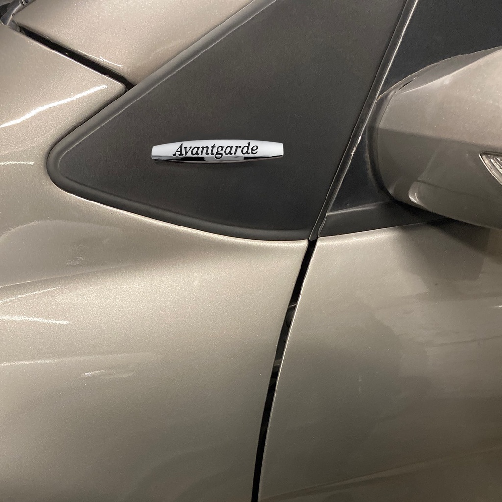 FENDER 1 Miếng Dán Trang Trí Xe Hơi Mercedes-Benz Bằng Kim Loại