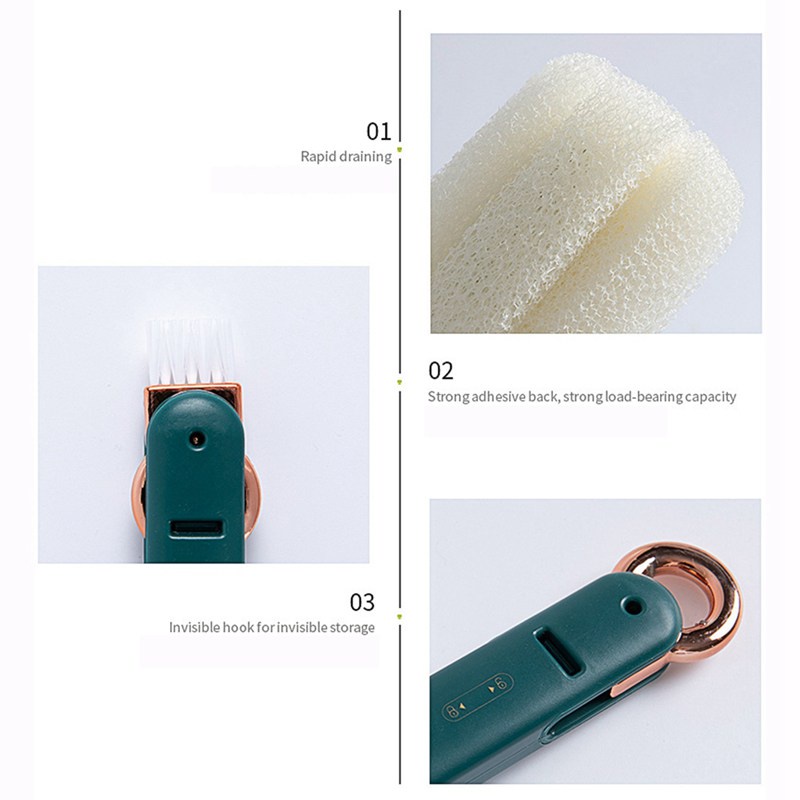 Cây cọ rửa cốc chén bọt biển cao cấp, dụng cụ cọ rửa bình sữa, ly cốc chén có tay cầm tiện lợi