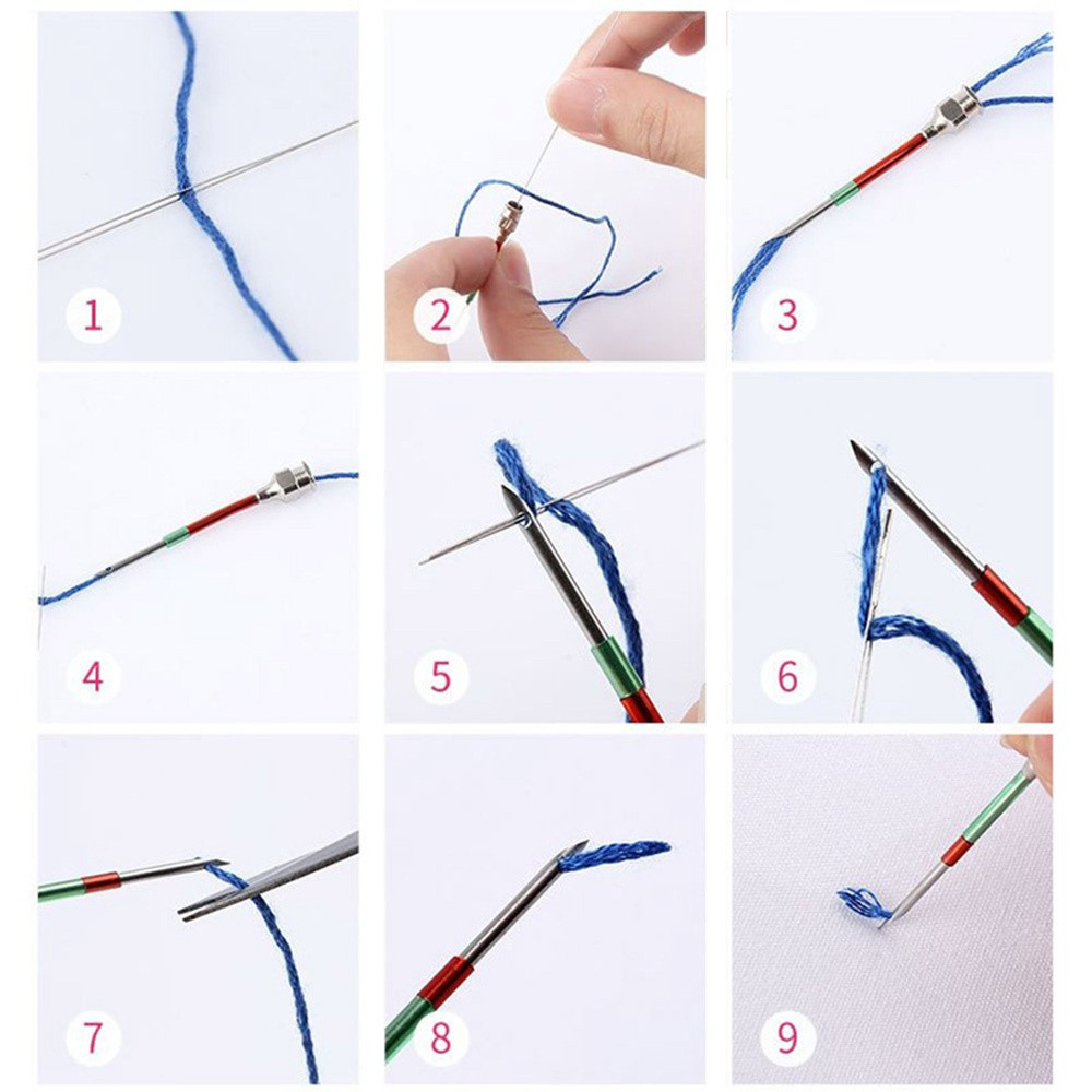 Bút dệt may đồ làm từ kim loại bền bỉ DIY tiện lợi cho may vá với nhiều màu tùy chọn