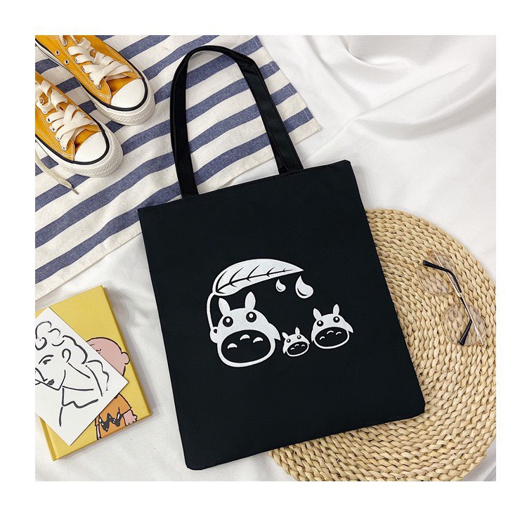 Túi Tote vải canvas hot trend totoroo