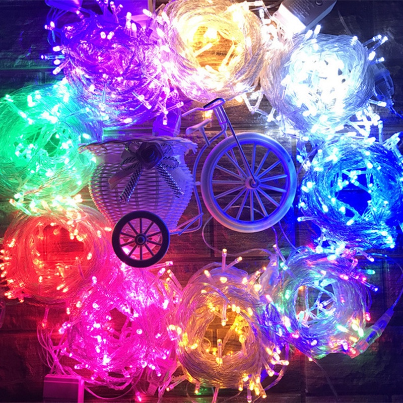 Dây Đèn LED Trang Trí Giáng Sinh 10M 100 LED Chống Nước