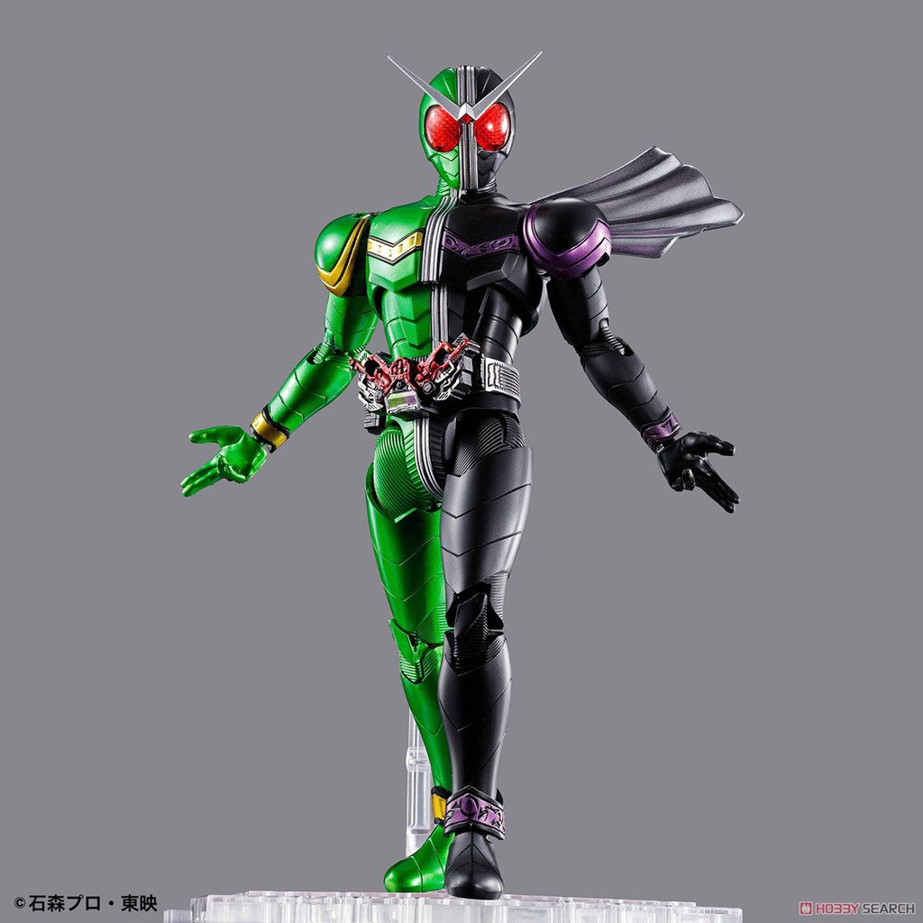 Mô Hình Lắp Ráp Figure-rise Standard Kamen Rider Double Cyclone Joker (tặng kèm base)