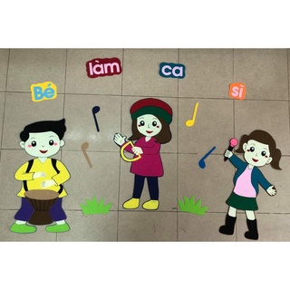 Góc nỉ mầm non - Góc âm nhạc 1
