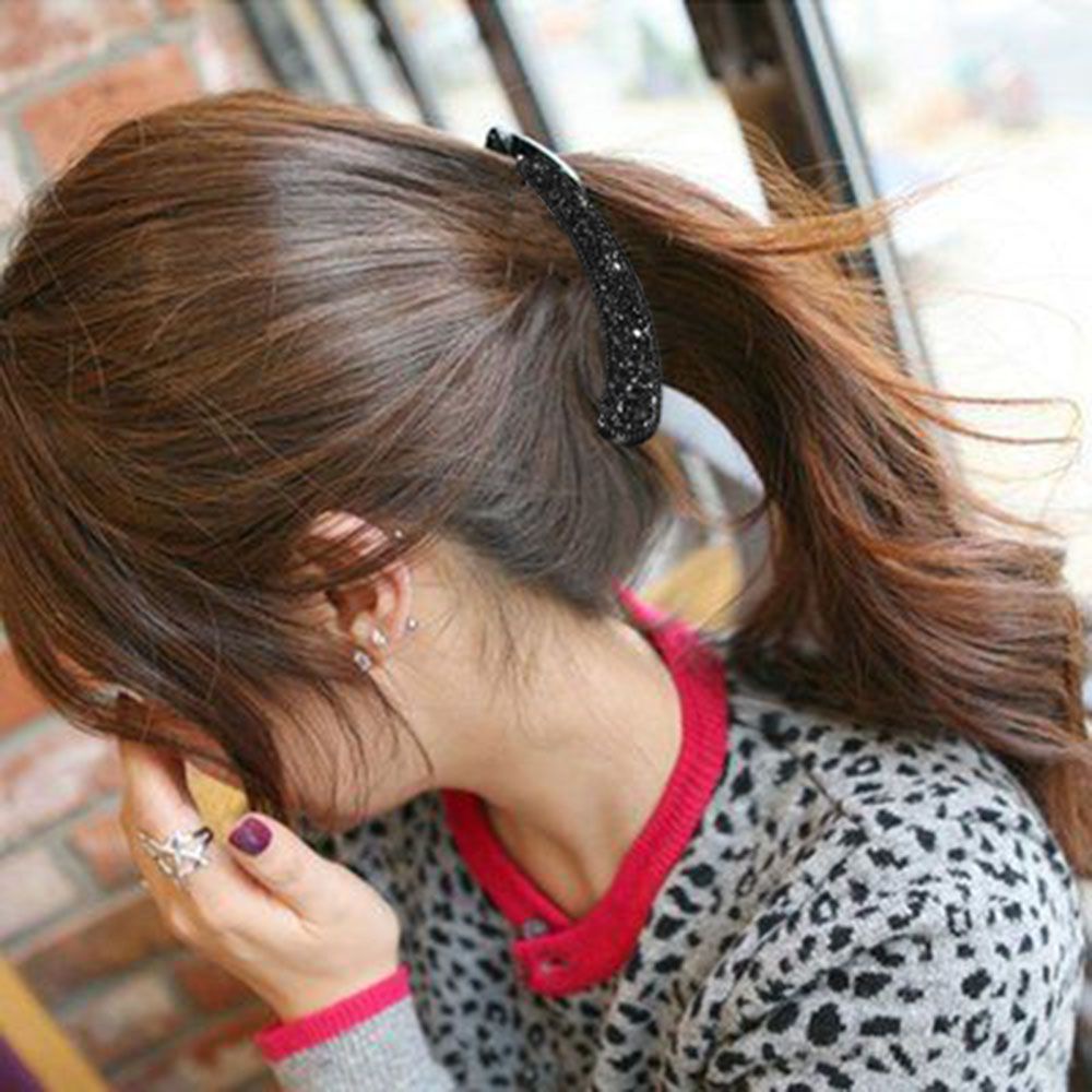 Kẹp Tóc Hình Quả Chuối Thời Trang Hàn Quốc Cổ Điển Đơn Giản Nhiều Màu Cho Nữ