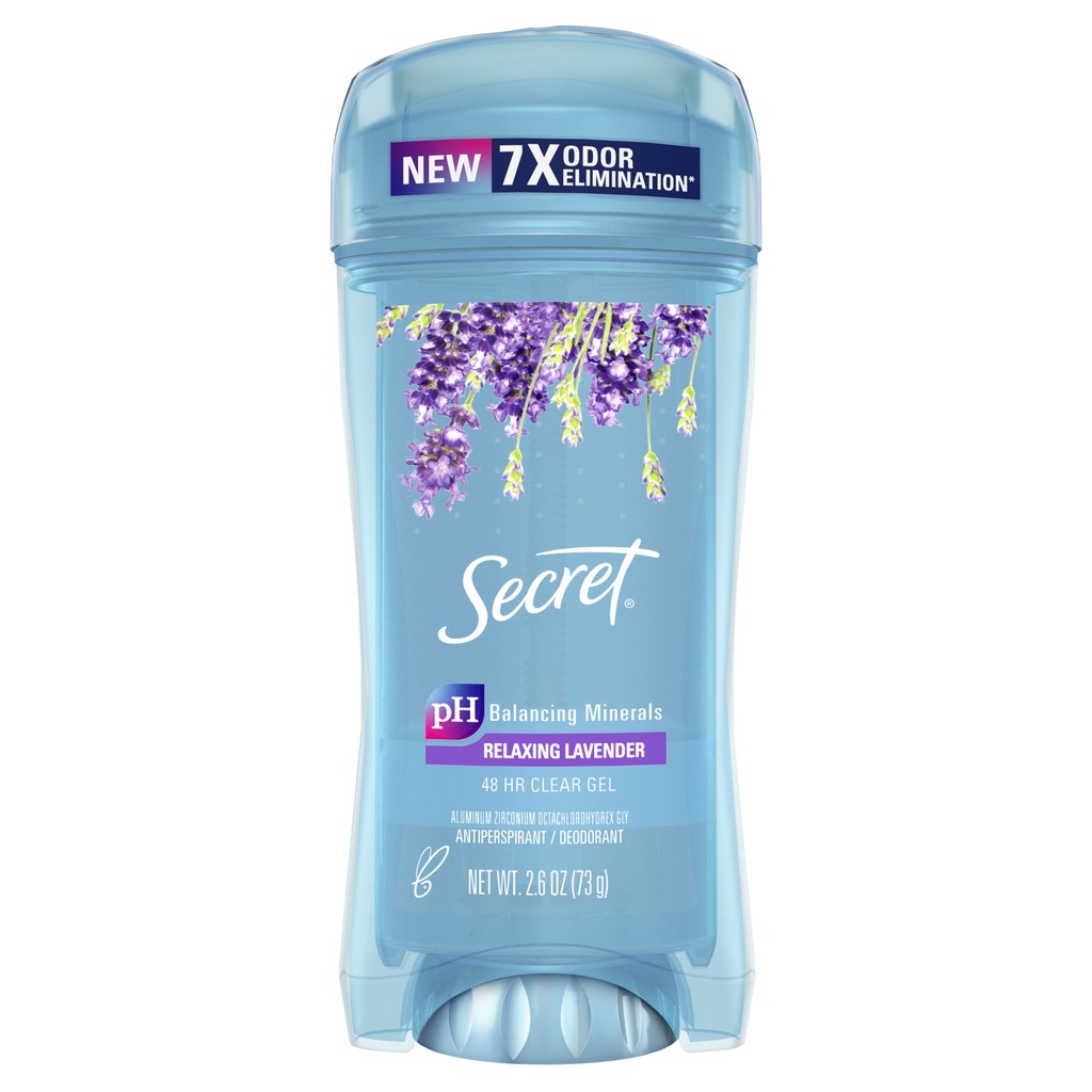 Gel Khử Mùi Secret Luxe Lavender Dành Cho Nữ Hương Hoa Oải Hương Thư Giãn 73g