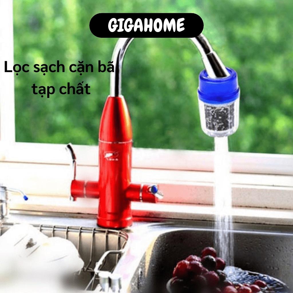 Đầu lọc phèn GIGAHOME Đầu lọc nước tại vòi bồn chén loại bỏ các độc tố, khử mùi nước Lọc nước than hoạt tính 2602