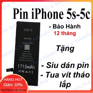 Pin ip 5s, pin ip 5c usa