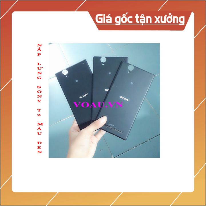 NẮP LƯNG SONY T2 MÀU ĐEN