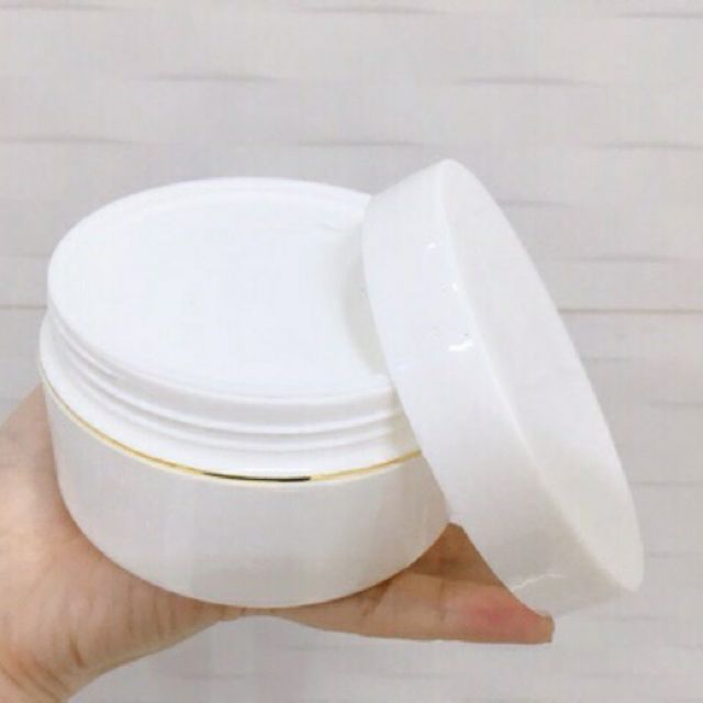 Hủ đựng kem body trắng đục 150g/200g - hu dung kem body