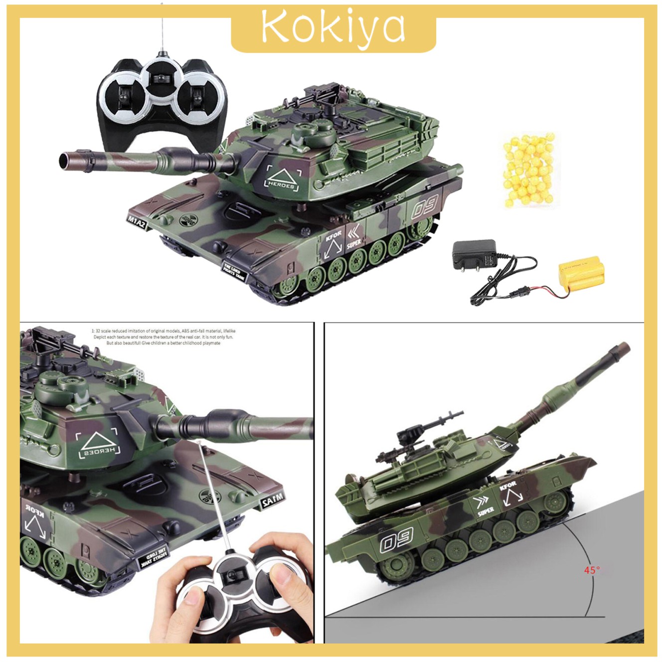 RC Xe Tăng Điều Khiển Từ Xa Tỉ Lệ 1: 32