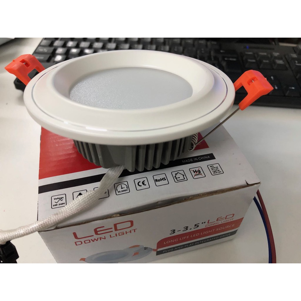 Bóng đèn led âm trần downlight 7w 6500k