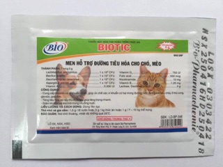 MEN TIÊU HOÁ BIOTIC - dành cho thú y