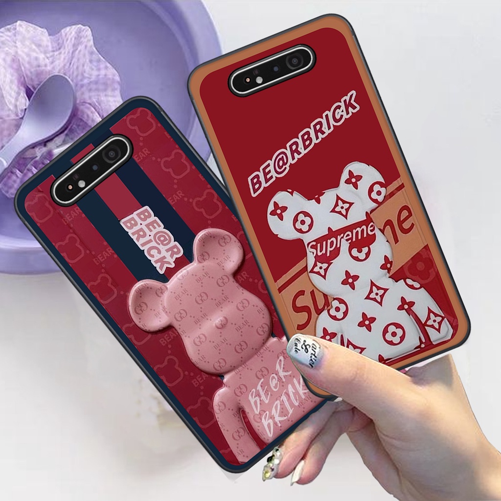 Ốp Samsung A80 / A90 bộ hình gấu bearick spider man cá tính phong cách siêu ngầu giá rẻ