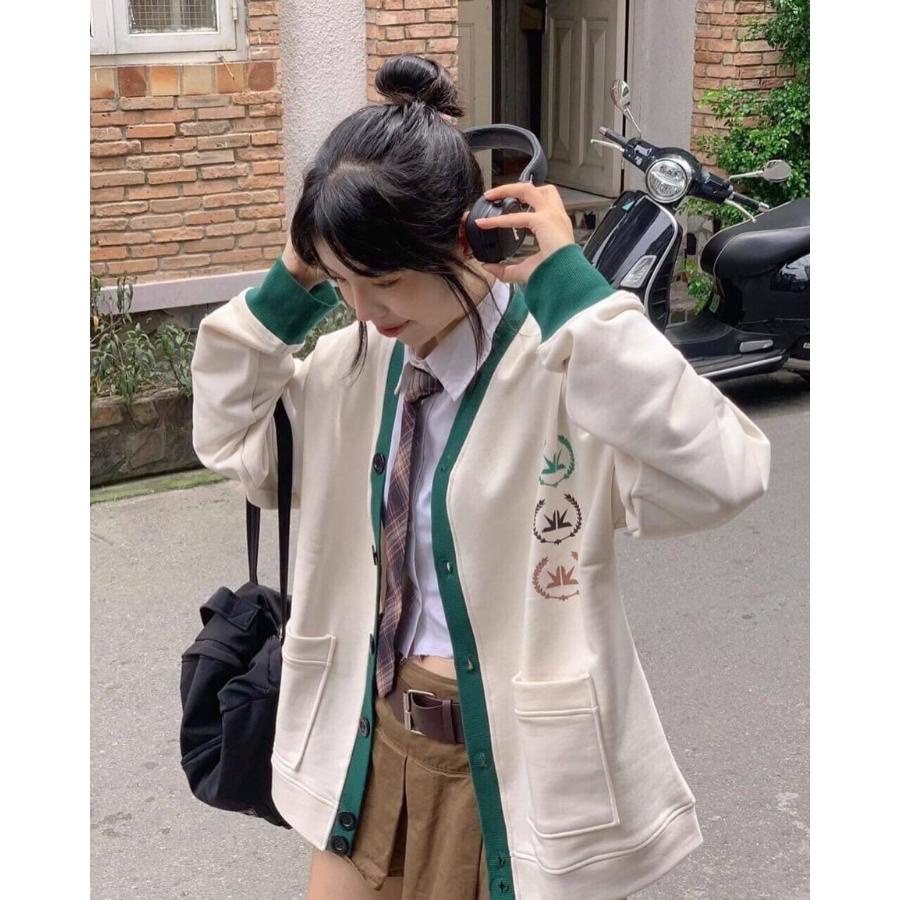 Áo khoác cardigan nữ bigsize form rộng nỉ bông siêu xinh kiểu hàn quốc VANISA AK019