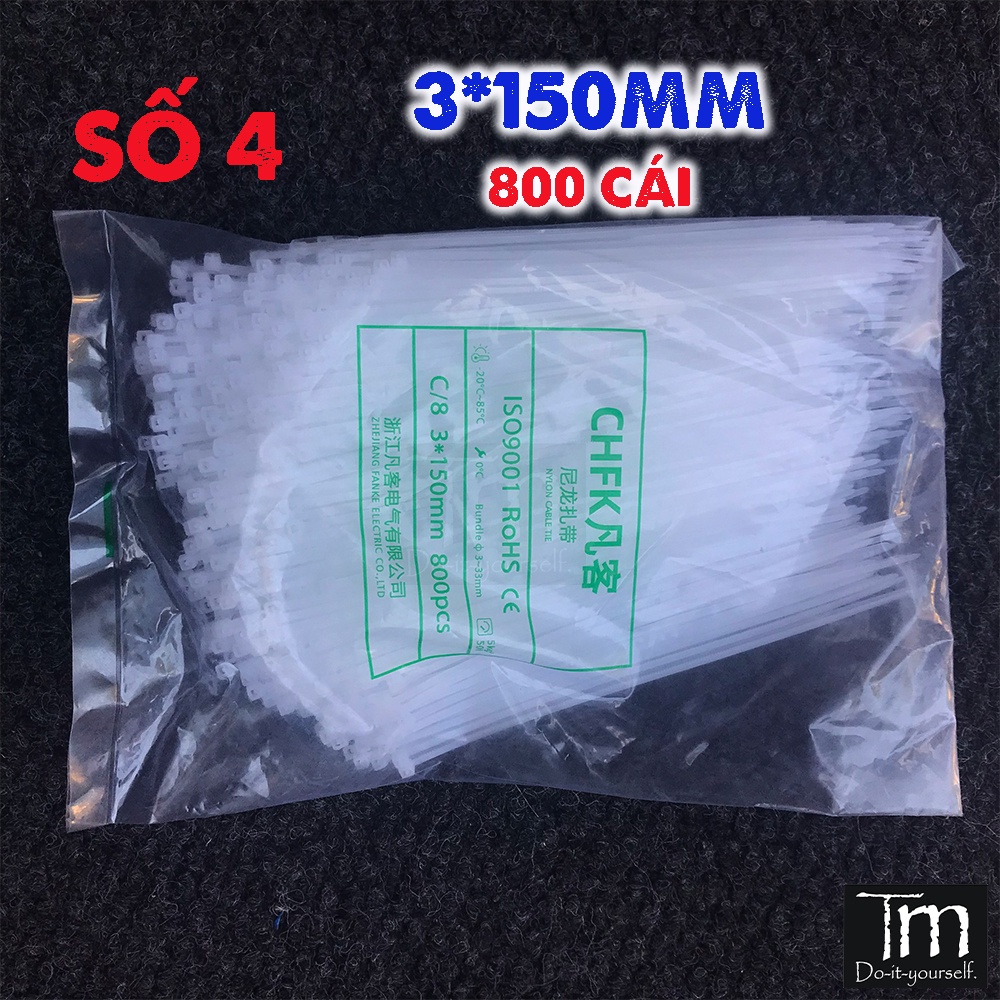 Dây Rút Nhựa - Dây Thít Đa Năng Đủ Kích Cỡ