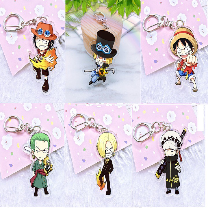 Móc khóa Onepiece 2 mặt các nhân vật