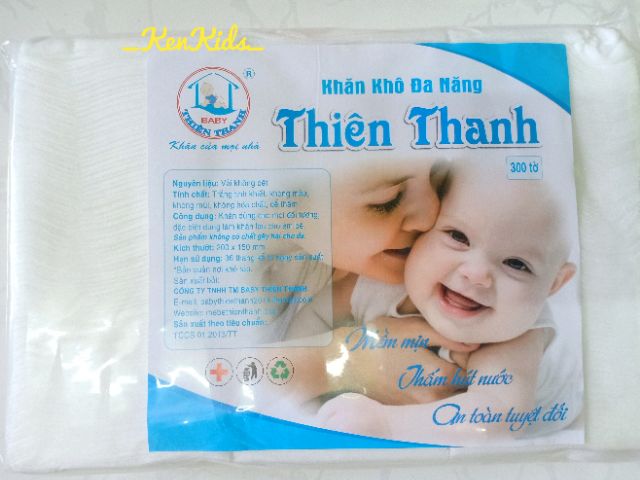 COMBO 3 Gói Khăn khô đa năng siêu mềm THIÊN THANH