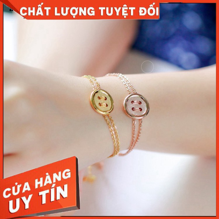 LẮC TAY TITAN NÚT ÁO ĐỦ 3 MÀU CÁ TÍNH KHÔNG ĐEN TA006 CAM KẾT UY TÍN