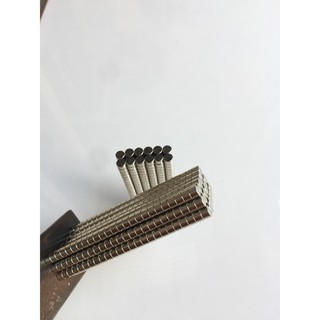 Nam Châm Trắng 6x5mm ( Từ Tính Hút Cực Mạnh ), Nam Châm Đất Hiếm NdFeB