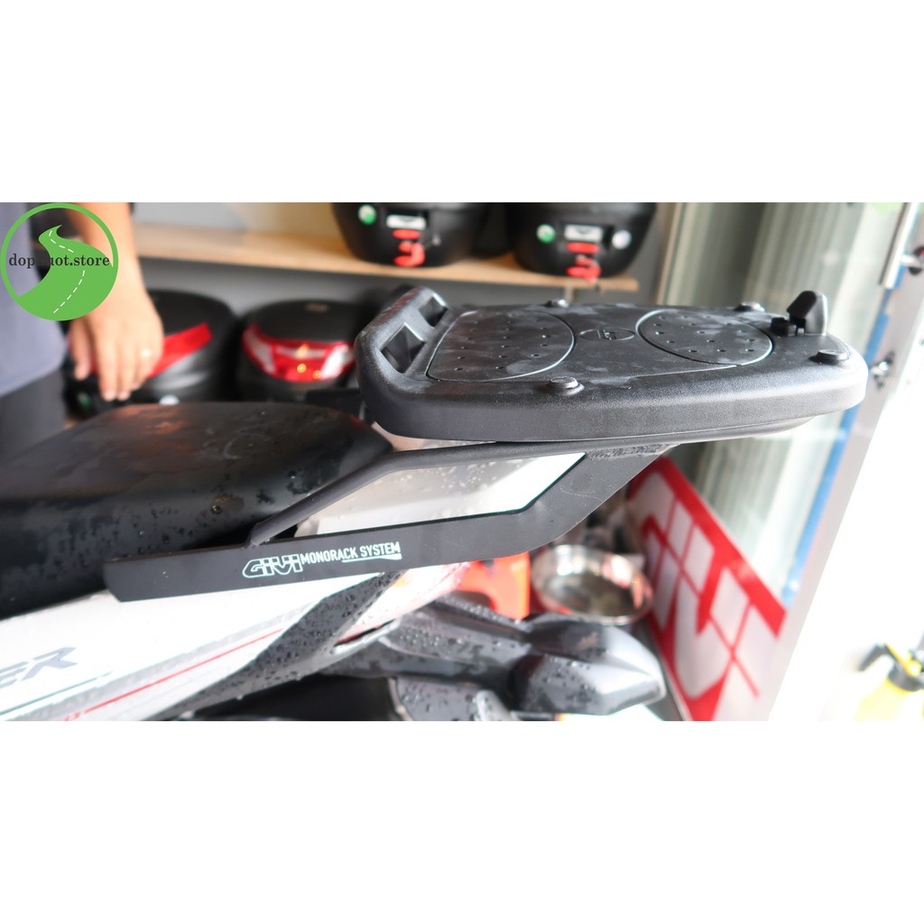 Gắn thùng givi xe Winner B27NT cực đẹp