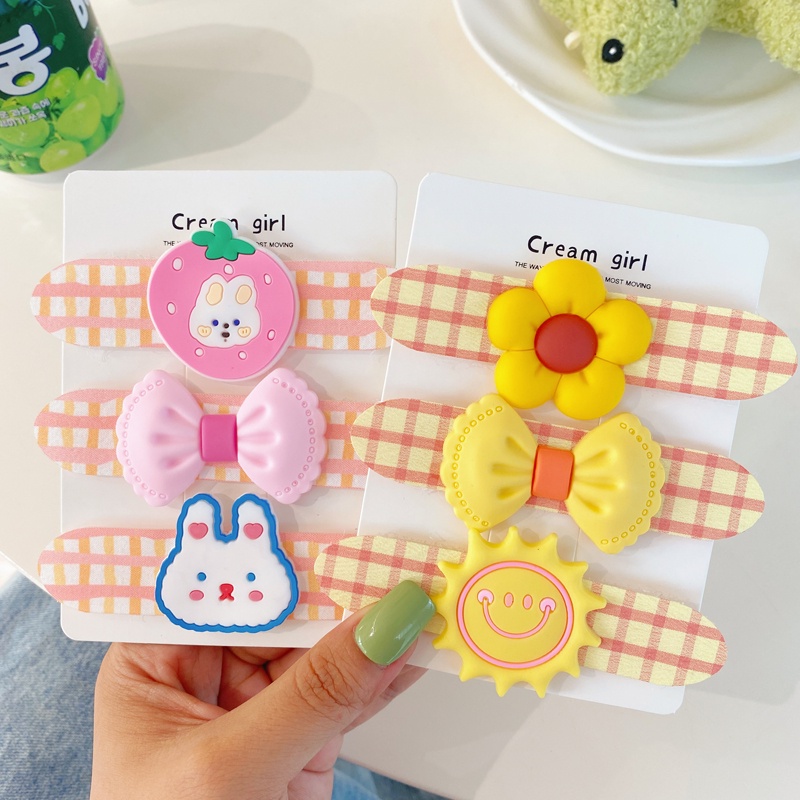 Kẹp Tóc Kiểu Dáng Hoạt Hình Xinh Xắn Cho Các Bé
