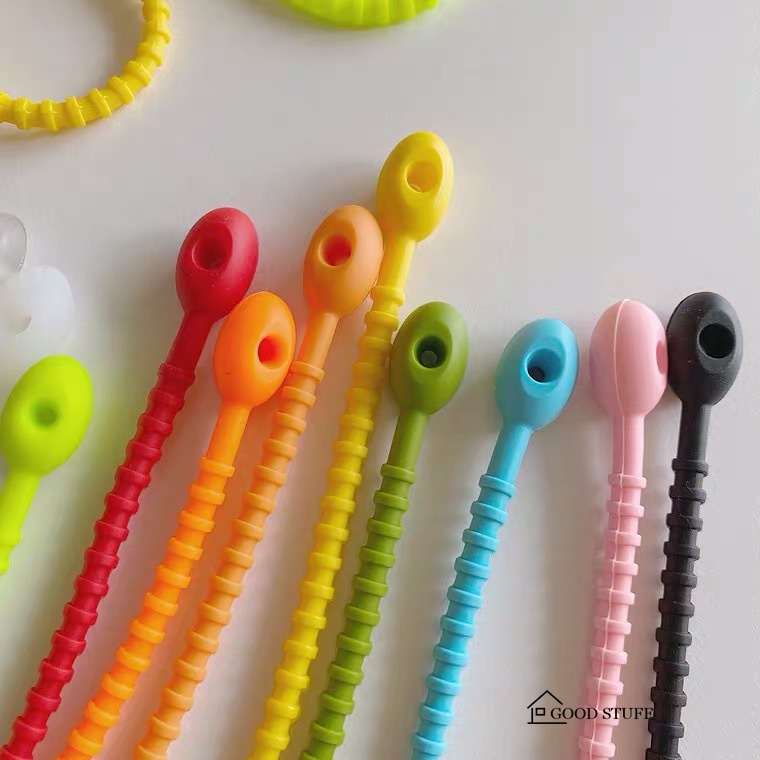 1 Dây Silicone Đa Năng Giữ Cáp Dữ Liệu