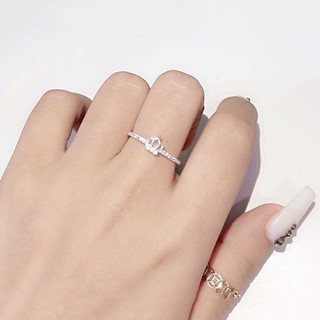 Nhẫn bạc nữ mẫu vương miện sang trọng CHIHIRO